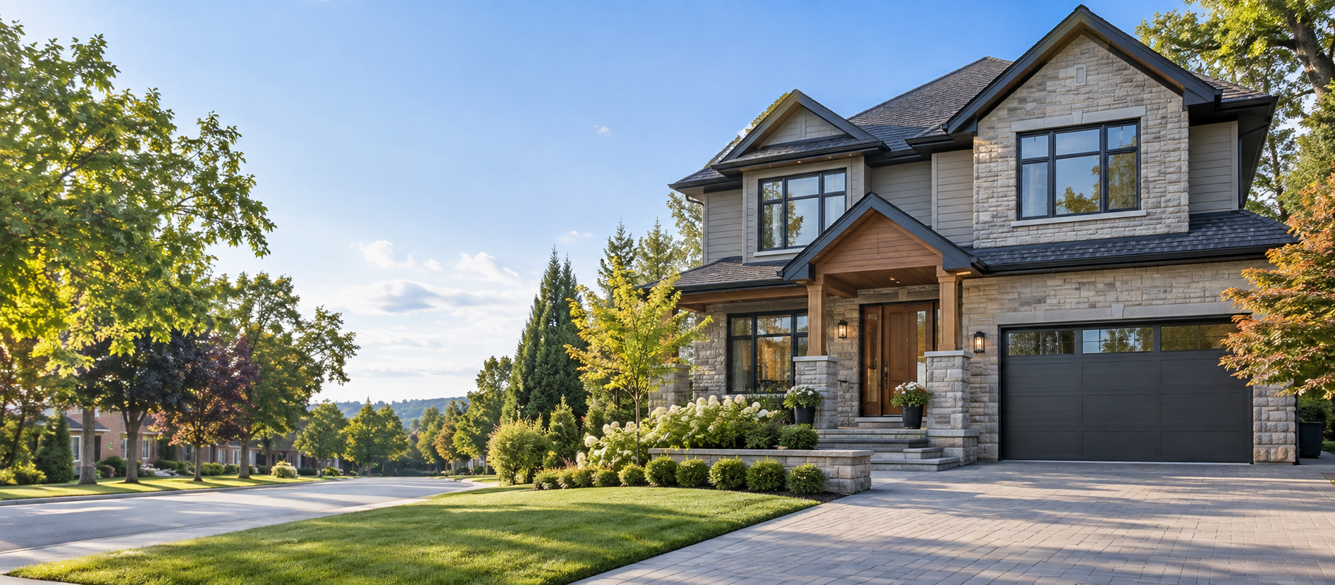 Modern family home in an Ontario neighbourhood
